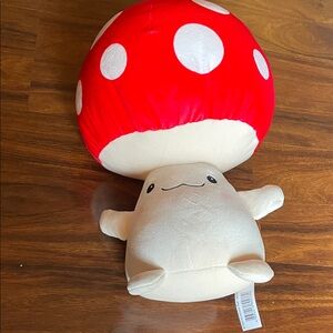 Adorable Red and White Mushroom Plush Toy